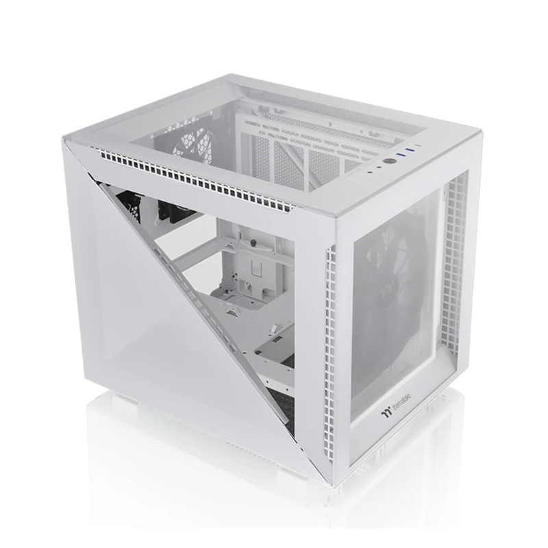 Thermaltake Divider 200 TG Snow Micro Chassis - White - صندوق